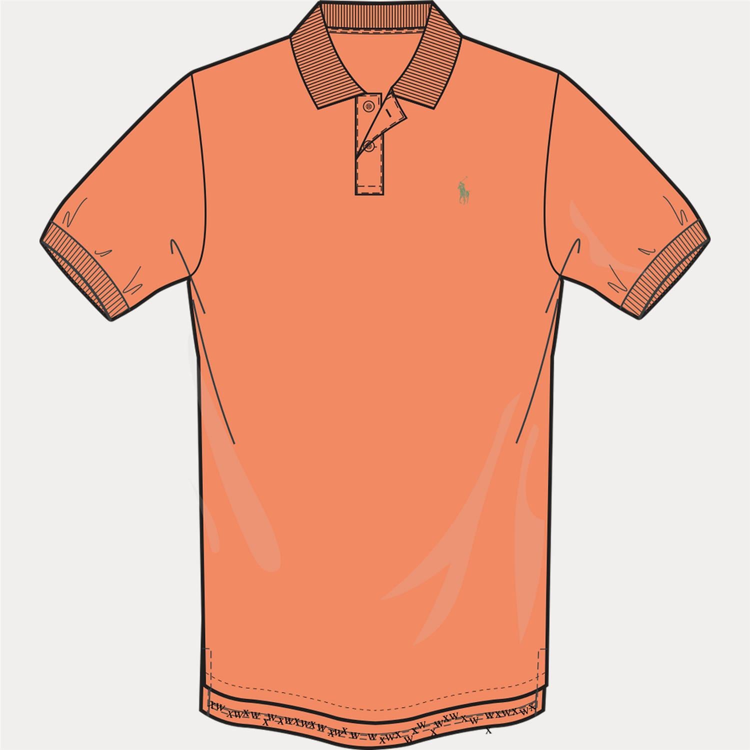 Sskccmslm1-Short Sleeve-Knit i oransje bilde 11, skjorte fra Polo Ralph Lauren hos Image Mandal
