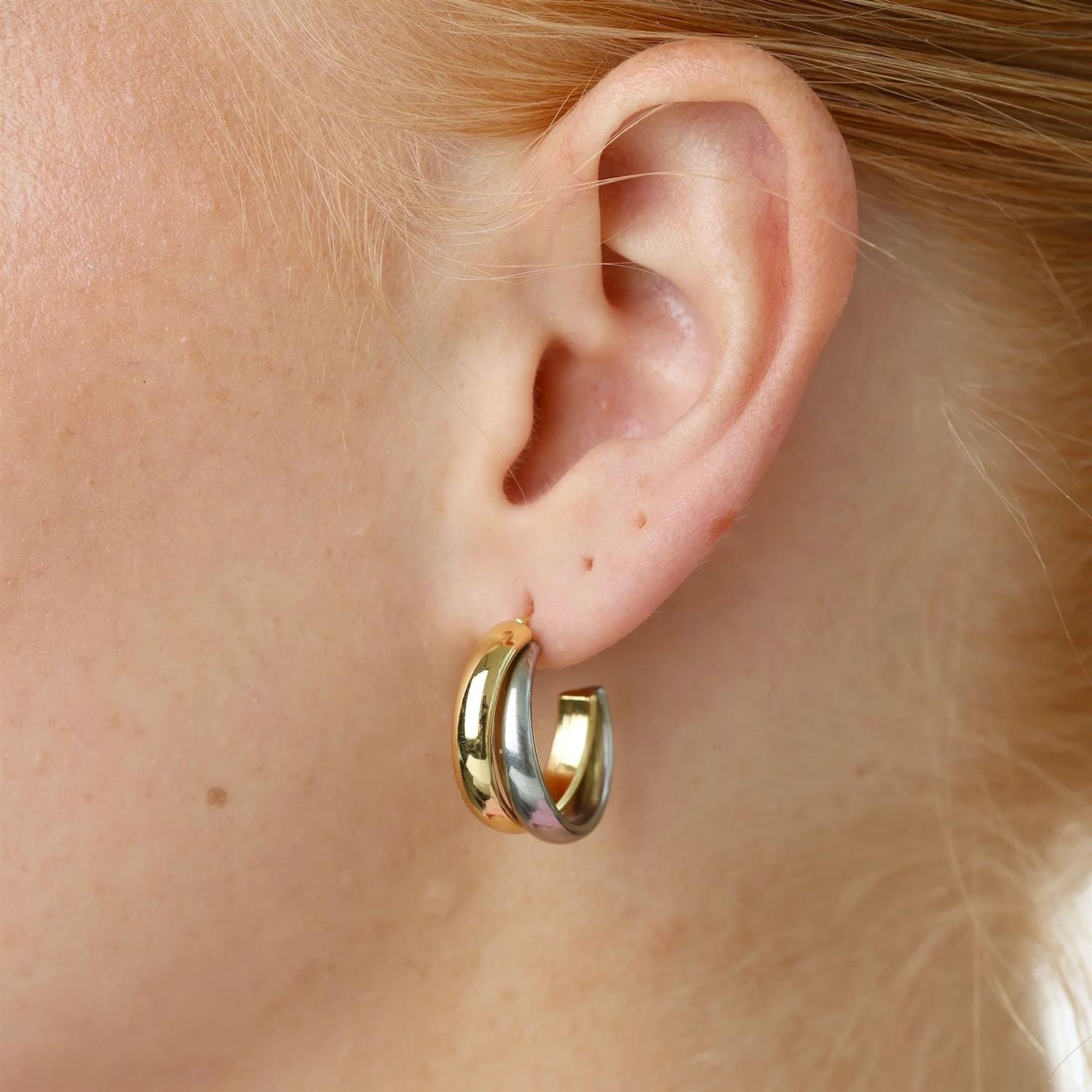 Emmie - Duo Stud Earrings Stainless Steel