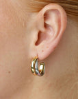 Emmie - Duo Stud Earrings Stainless Steel