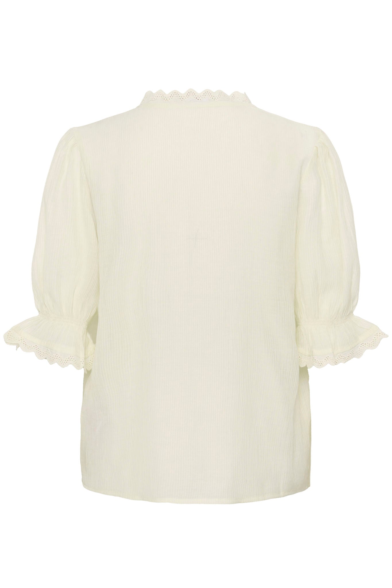 Kristelsz Shirt i hvit detaljbilde, skjorte fra Saint Tropez hos Image Mandal