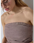 Jihocc Stripe Tube Top stylet antrekk, overdel fra Co'couture hos Image Mandal
