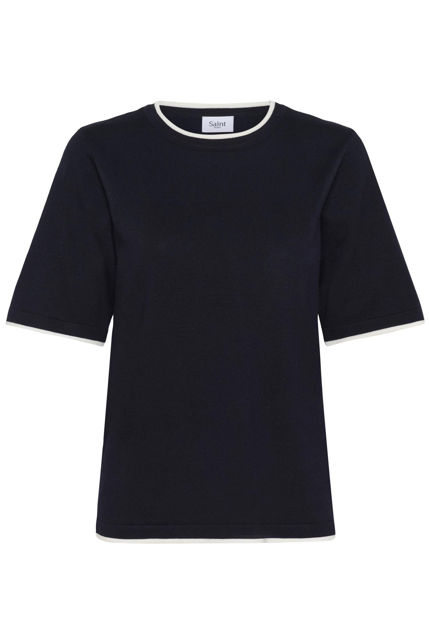 Milasz Contrast Stripe Ss Pullover