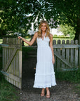 Terese Voile Dress i hvit stylet antrekk, kjole fra Neo Noir hos Image Mandal