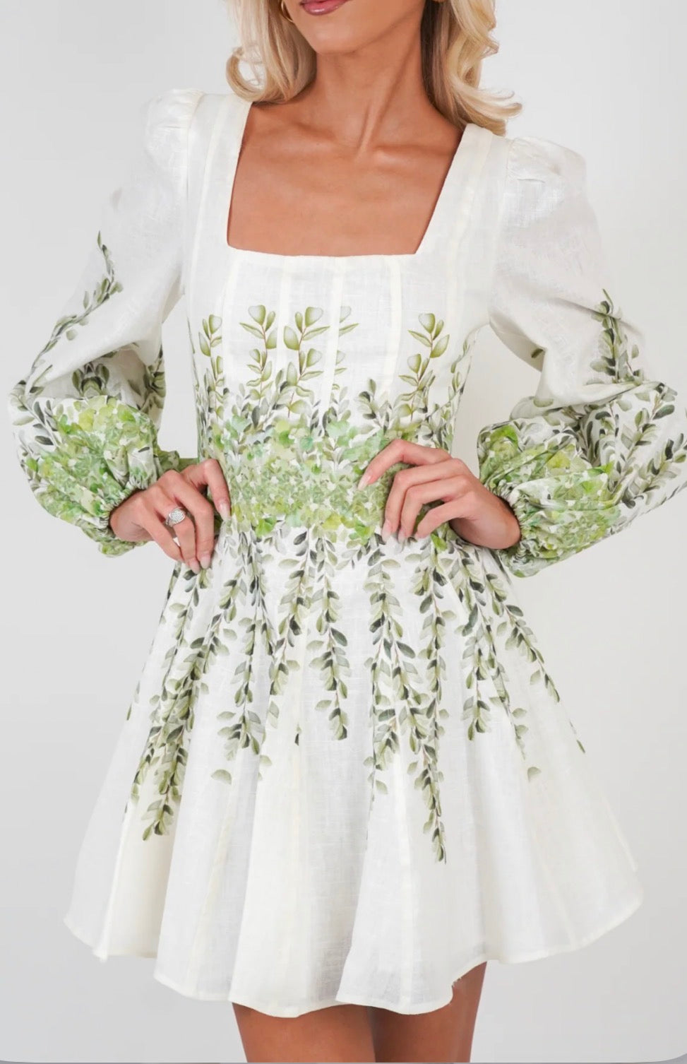 sophie print kort kjole