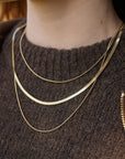 Matilde - Triple Chain Necklace Stainless Steel