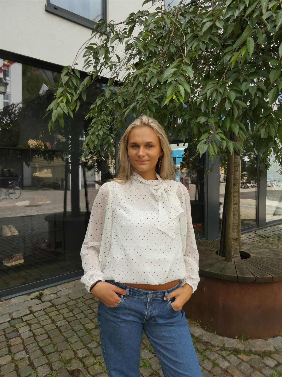 Dorellie Dot Blouse