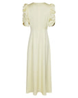 Benuti Solid Dress i light gul nærbilde av detaljer, kjole fra Neo Noir hos Image Mandal
