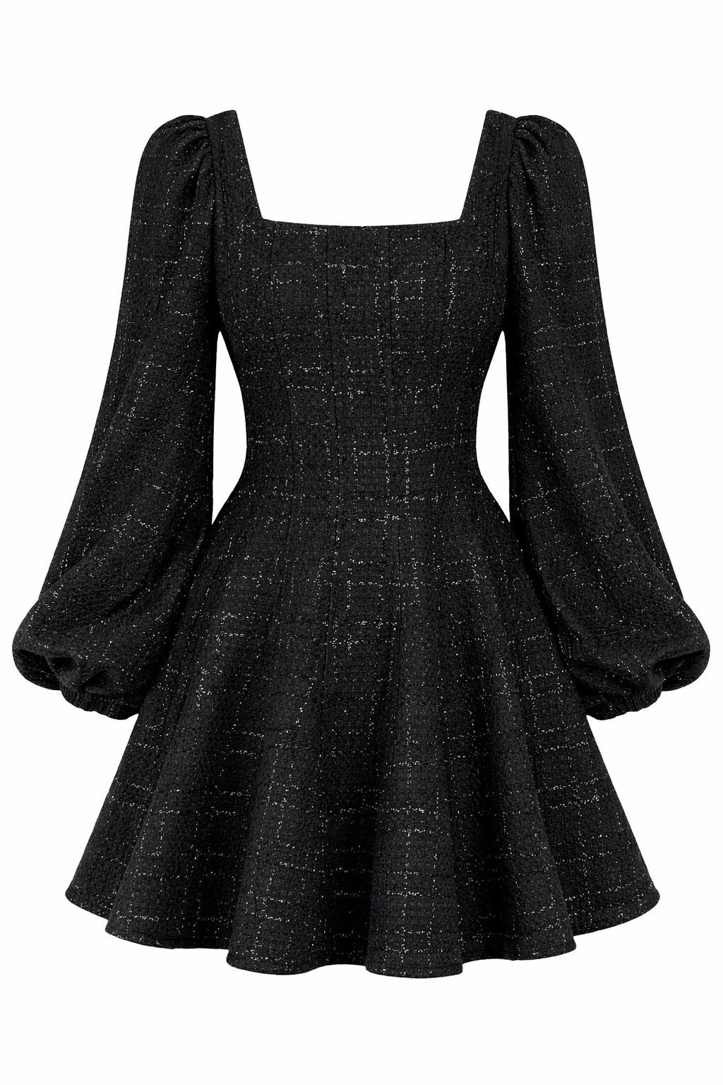 Golightly Sophie Tweed Kjole - Black