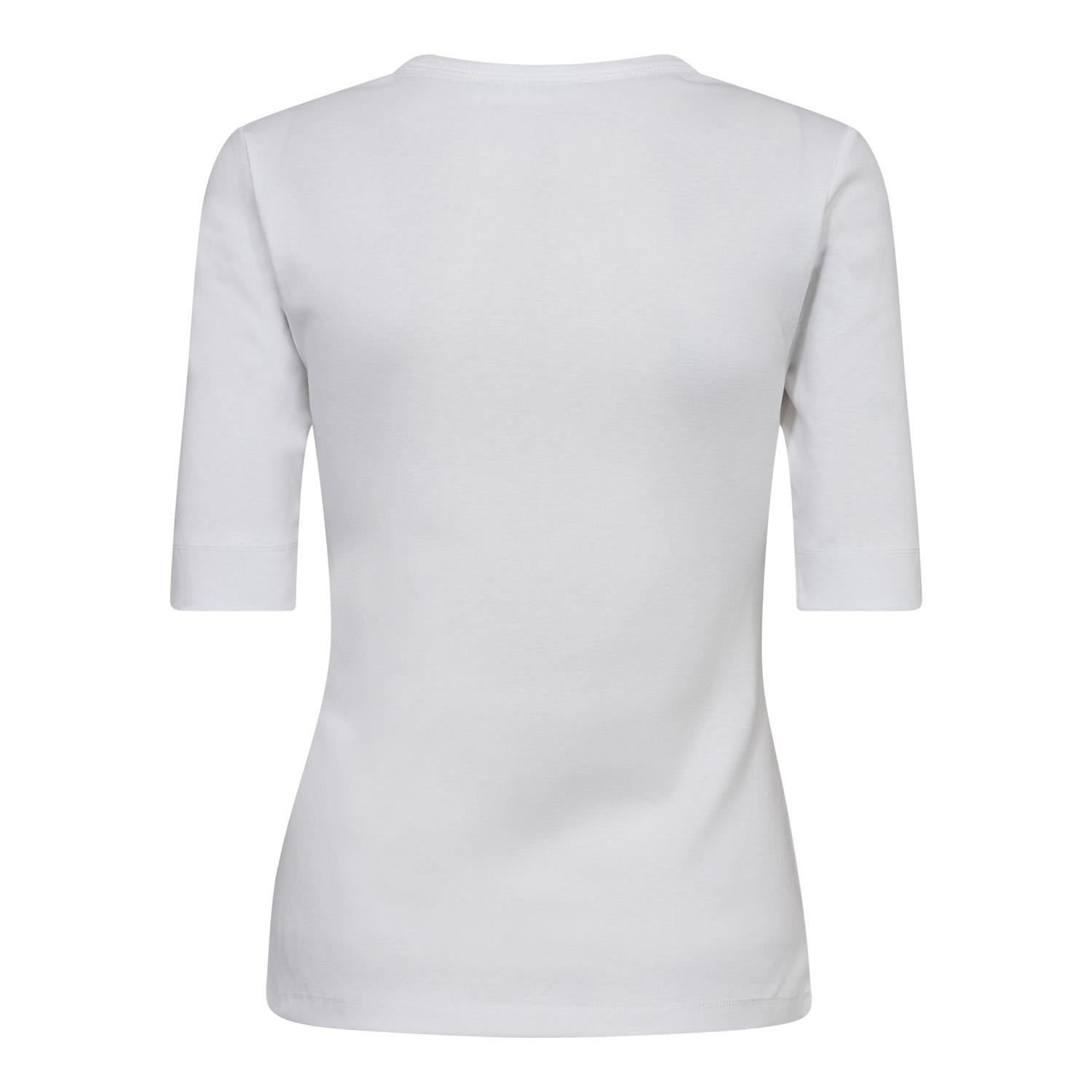 Grannycc Ss Tee i hvit sett fra siden, t-skjorte fra Co'couture hos Image Mandal