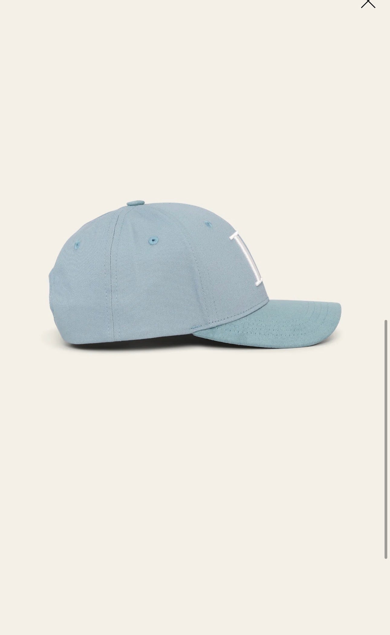 Baseball Cap Suede II bakfra, tilbehør fra Les Deux hos Image Mandal