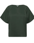 Damik M Blouse i grønn i polyester, bluse fra MBYM hos Image Mandal