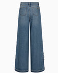 Funky Tyla Jeans Wash Watford i denim blå på modell, bukse fra Ivy Copenhagen hos Image Mandal