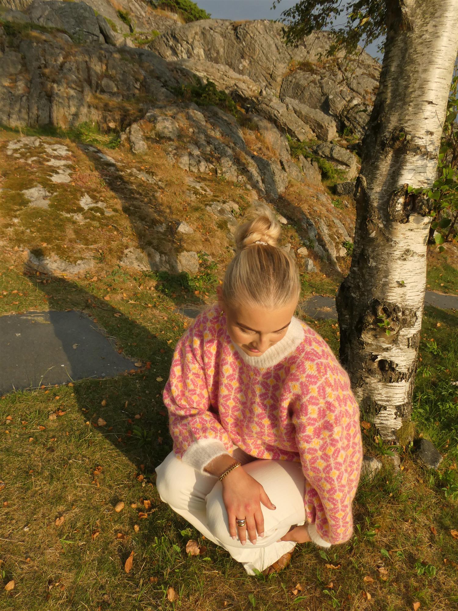 Stavanger knit pullover