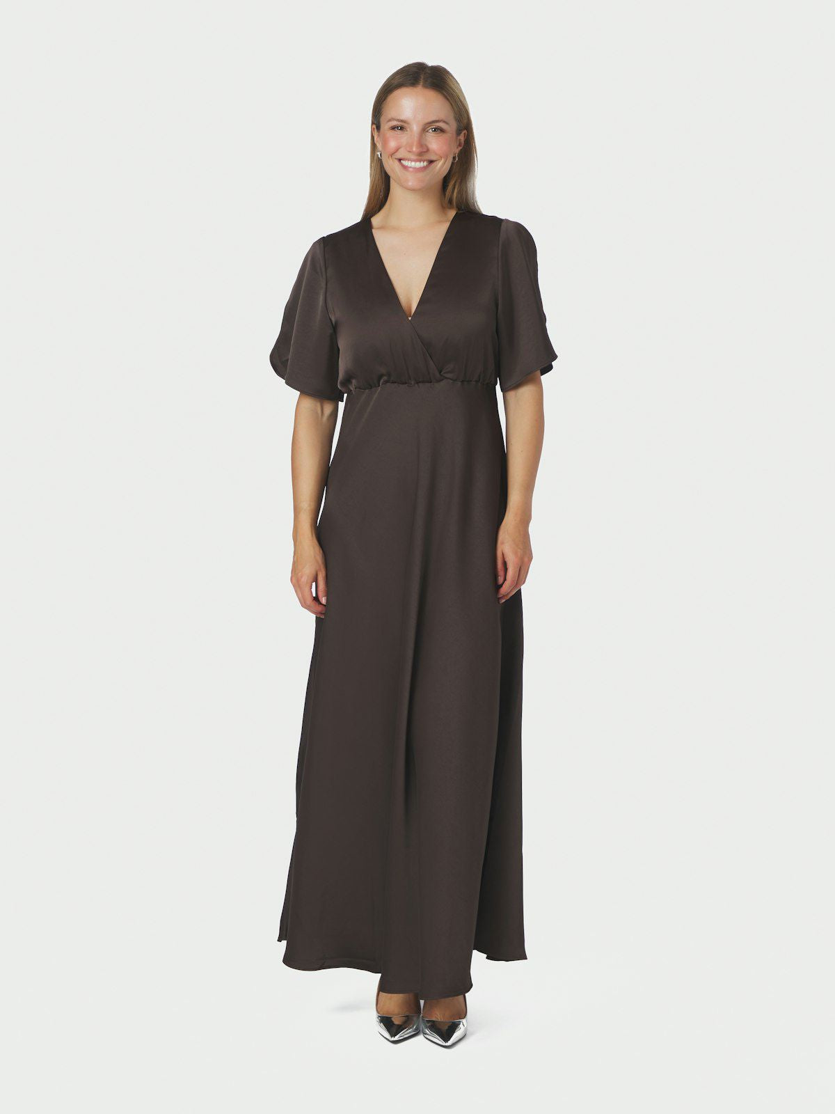 Zelina Heavy Sateen Dress