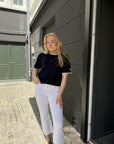 Milasz Contrast Stripe Ss Pullover