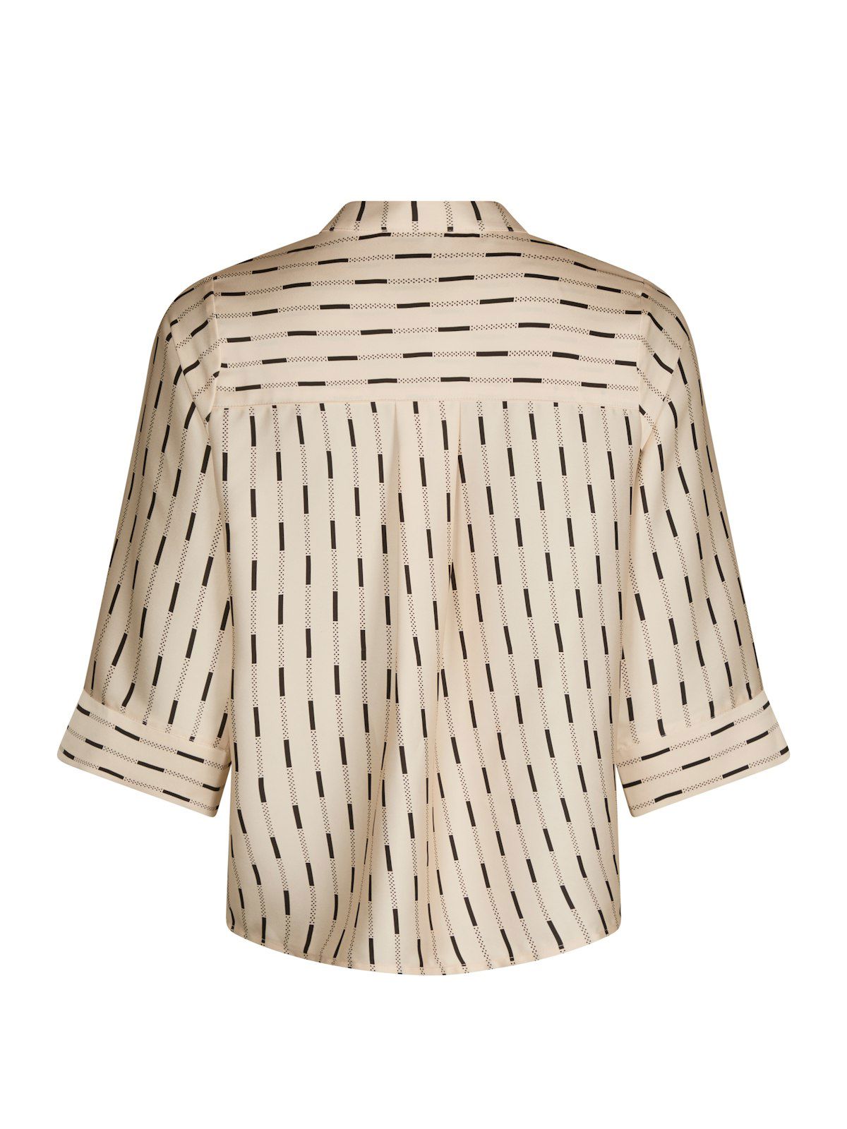 Camile Print Blouse i creme, bluse fra Neo Noir, bilde 13 – Image Mandal