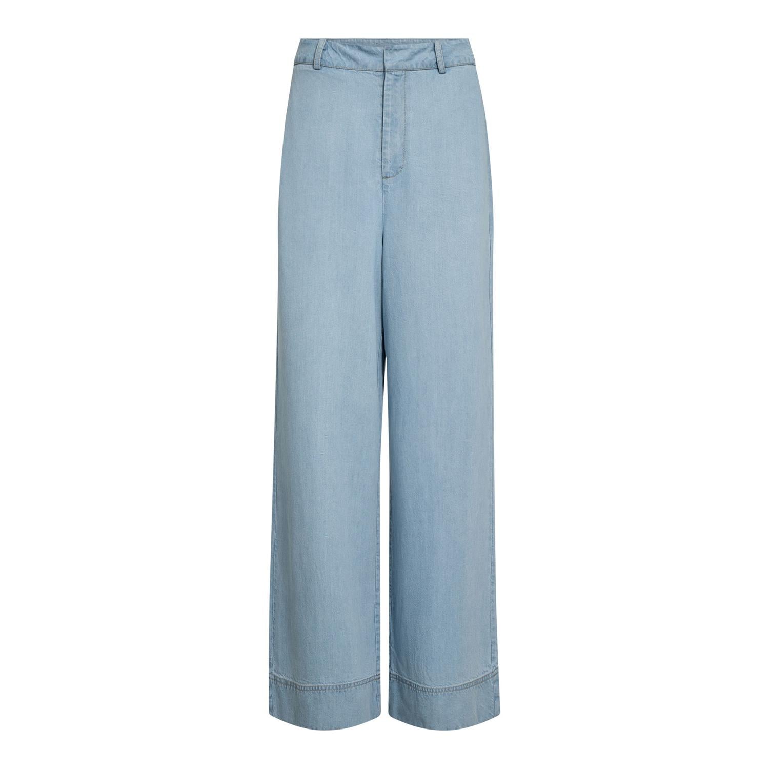 Tillycc Pant i fade denim, bukse fra Co'couture hos Image Mandal