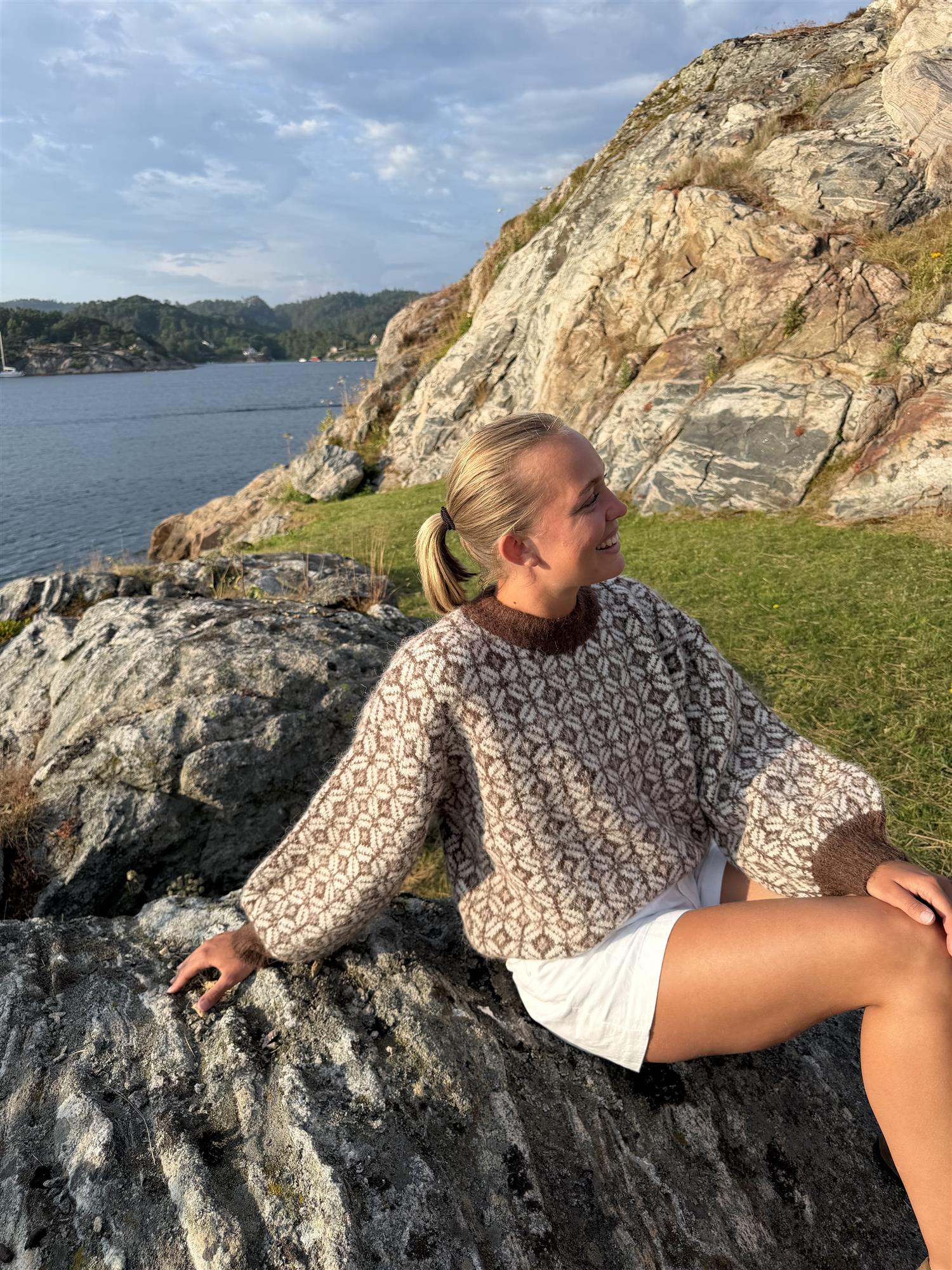 Stavanger knit pullover