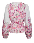 Fie Flower Print Blouse i '- - - - stylet antrekk, bluse fra Neo Noir hos Image Mandal