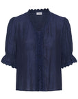 Kristelsz Shirt i ombre blå sett fra siden, skjorte fra Saint Tropez hos Image Mandal