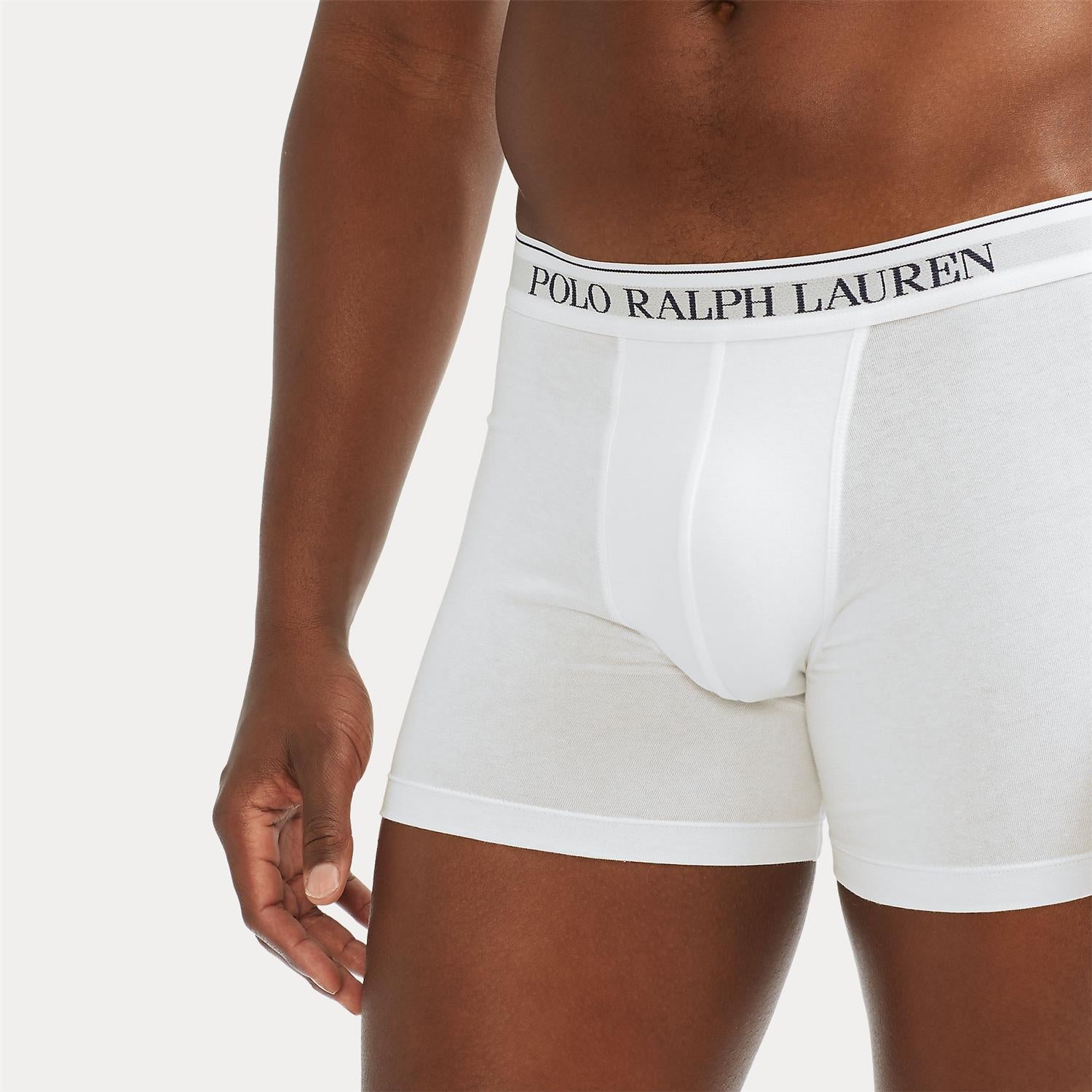 Boxer Brief-3 Pack-Boxer Brief i hvit bakfra, undertøy fra Polo Ralph Lauren hos Image Mandal