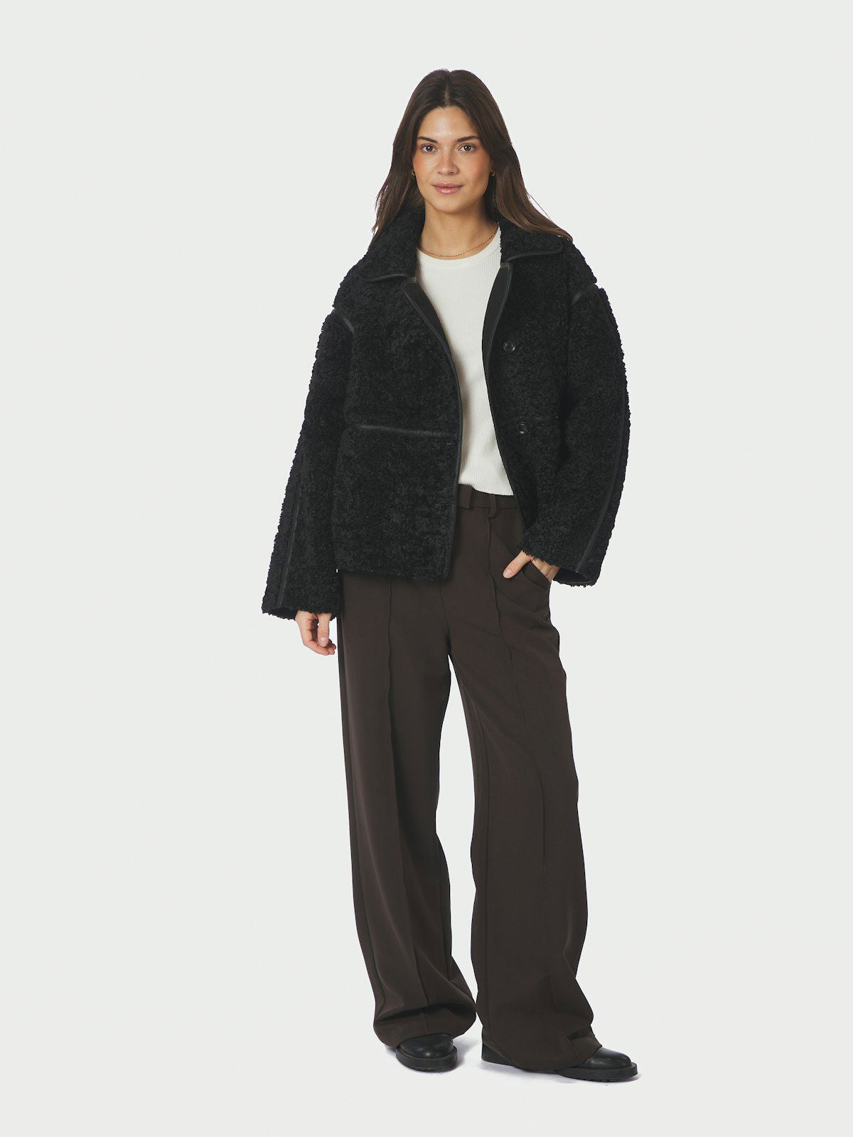 Castor Faux Fur Jacket