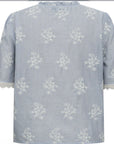 Conni Blouse i blue/white stylet antrekk, bluse fra A-view hos Image Mandal