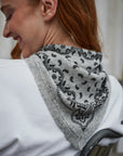 Ariya Paisley Knit Scarf