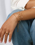Nanna - Pearl Chain Bracelet Stainless Steel bakfra, tilbehør fra Timi Of Sweden hos Image Mandal
