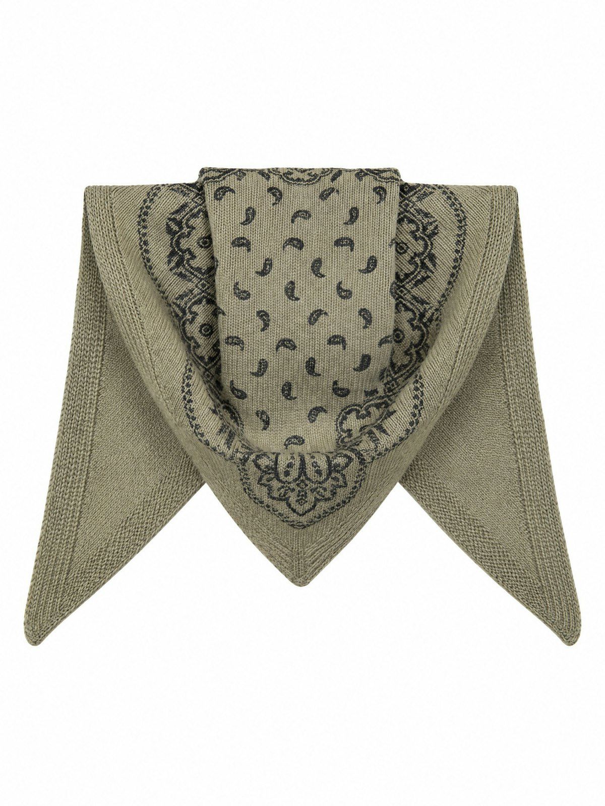 Ariya Paisley Knit Scarf