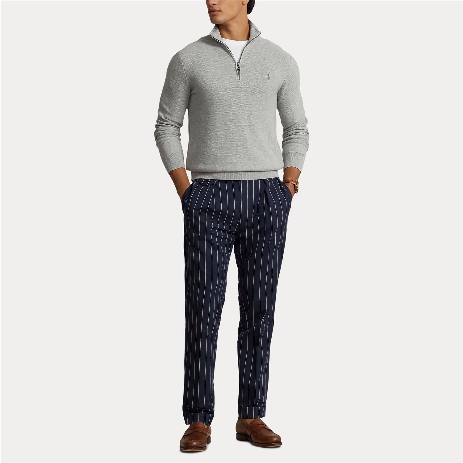 Long-Sleeve Half-Zip Pullover styling-inspirasjon, genser fra Polo Ralph Lauren hos Image Mandal