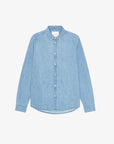 Konrad Denim Shirt i denim sett fra siden, skjorte fra Les Deux hos Image Mandal