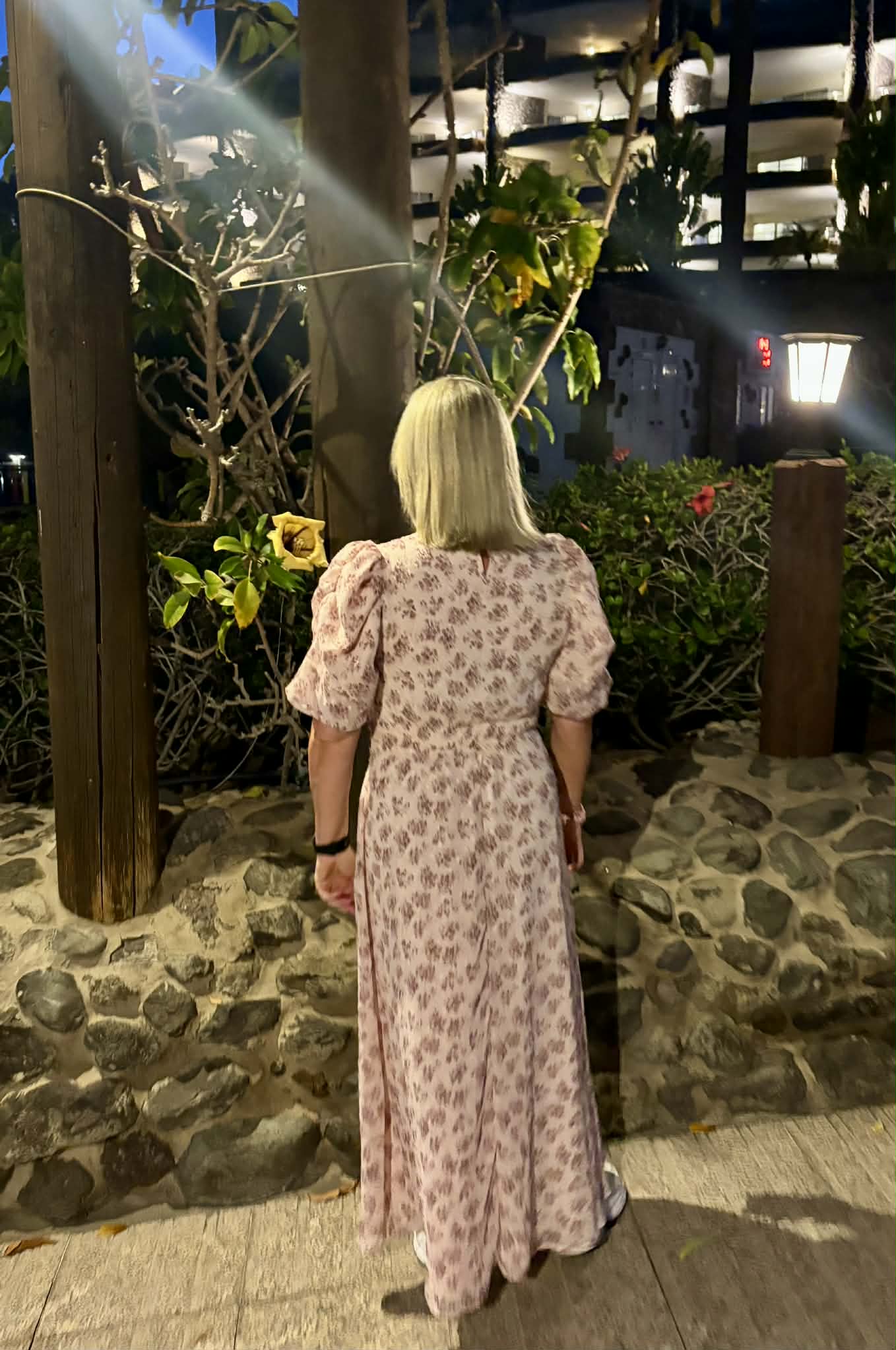 Kikka Chiffon Flower Dress ekstra vinkel, kjole fra Neo Noir hos Image Mandal