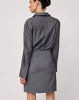 Lyviacc Pin Wrap Dress