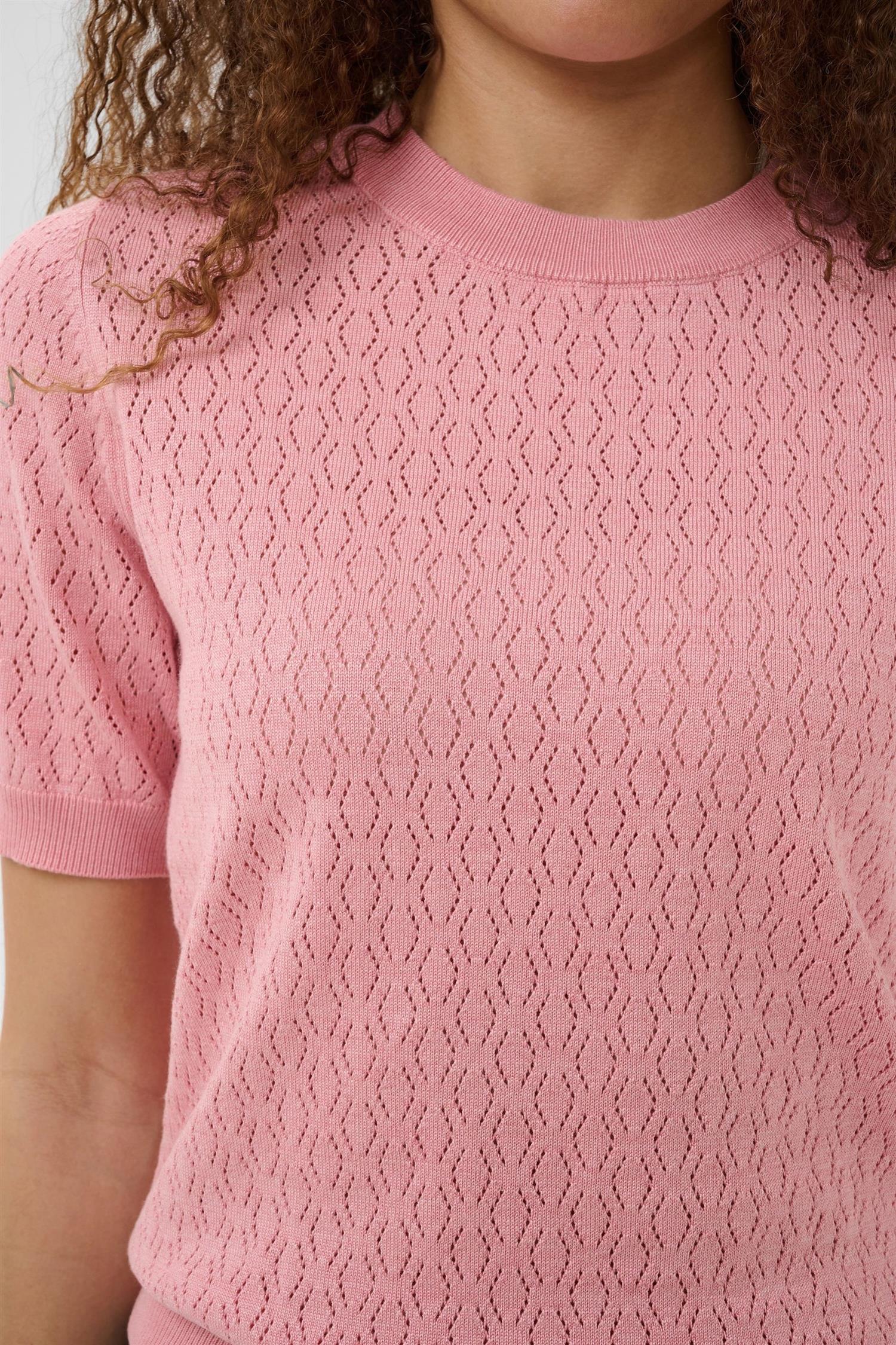 Milasz Pointelle Ss Pullover