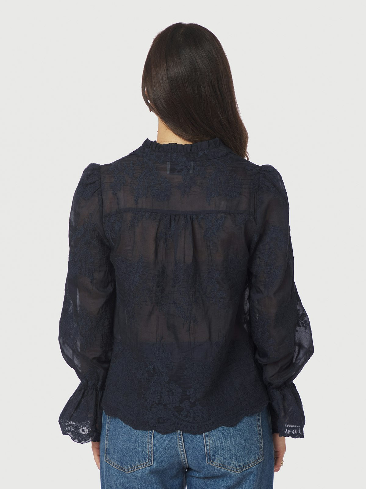 Amara Big Embroidery Blouse