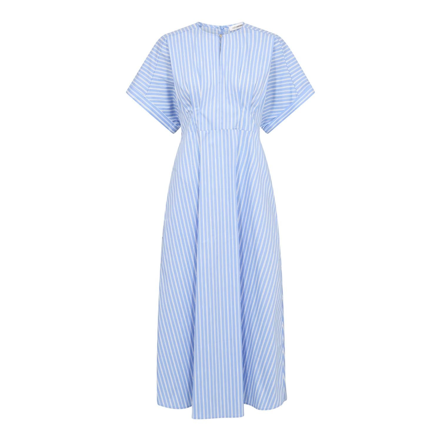 Kaiocc Stripe Dress i pale blå, kjole fra Co'couture hos Image Mandal