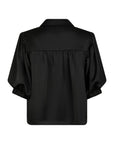 Etta Heavy Sateen Shirt i sort stylet antrekk, skjorte fra Neo Noir hos Image Mandal