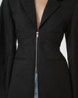 Gztitta Blazer i sort alternativt utsnitt, blazer fra Gestuz hos Image Mandal