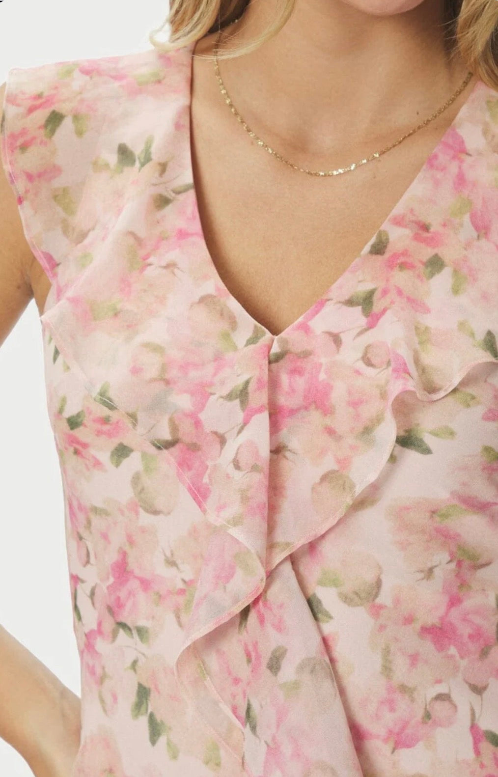 Zella Chiffon Print Dress alternativt utsnitt, kjole fra Neo Noir hos Image Mandal