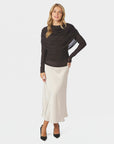 Lottuna Drapy Mesh Blouse