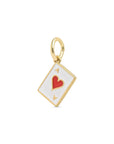 Etta - Ace Of Hearts Charm Stainless Steel