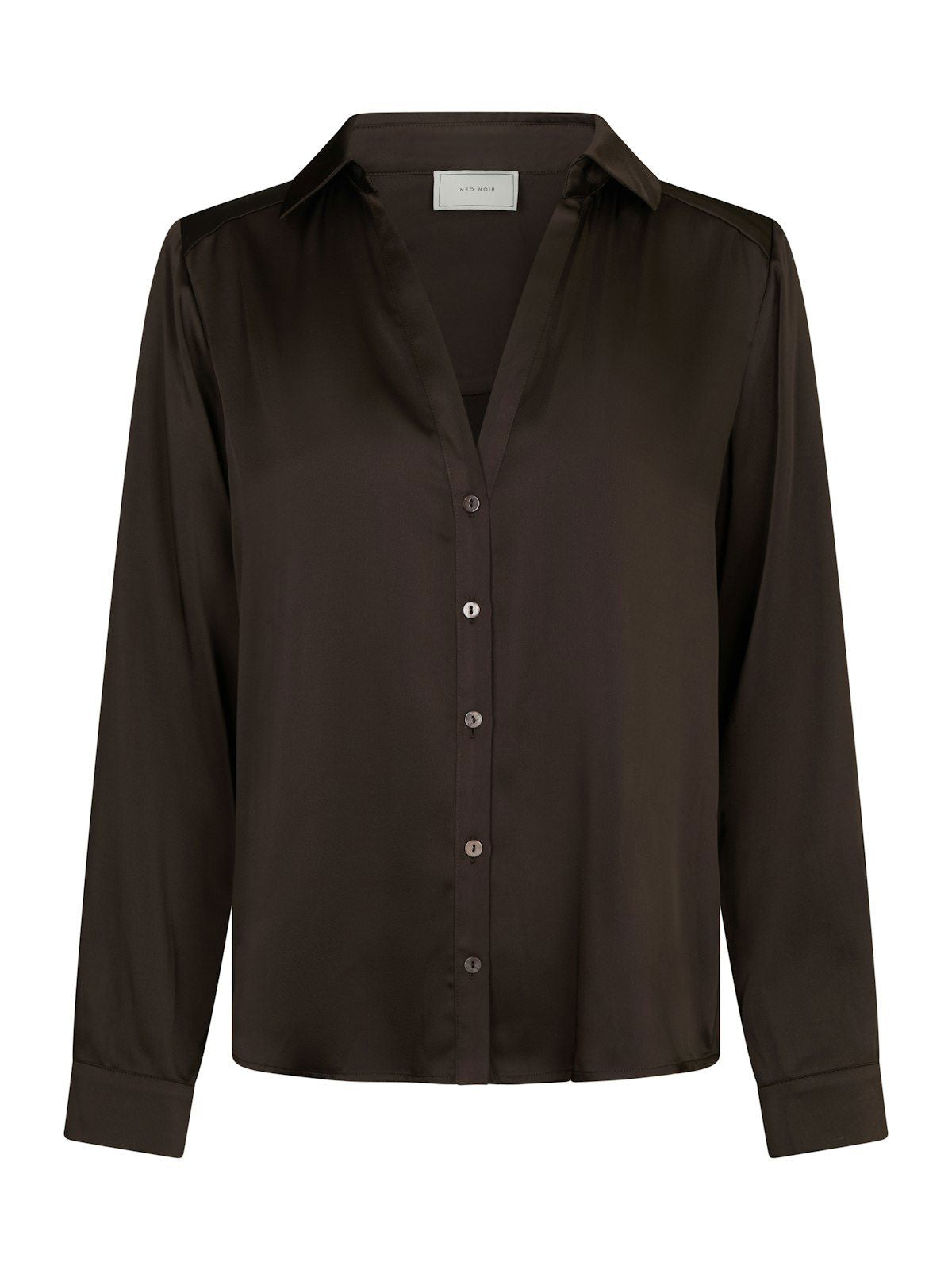 Hazelle Drapy Satin Shirt
