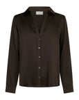 Hazelle Drapy Satin Shirt