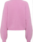 Debbie Cardigan i rosa stylet antrekk, cardigan fra Gestuz hos Image Mandal