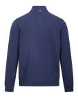 Sairus Halfzip i mid blå sett fra siden, genser fra Urban Pioneers hos Image Mandal