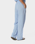 Sonar Linen Pants i lyseblå stylet antrekk, bukse fra Neo Noir hos Image Mandal