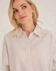 Sonja New Shirt i sand bakfra, skjorte fra A-view hos Image Mandal
