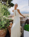 Lillibeth Dress i pastel gul i polyester, kjole fra Urban Pioneers hos Image Mandal