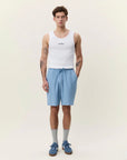 stripe jaquard shorts
